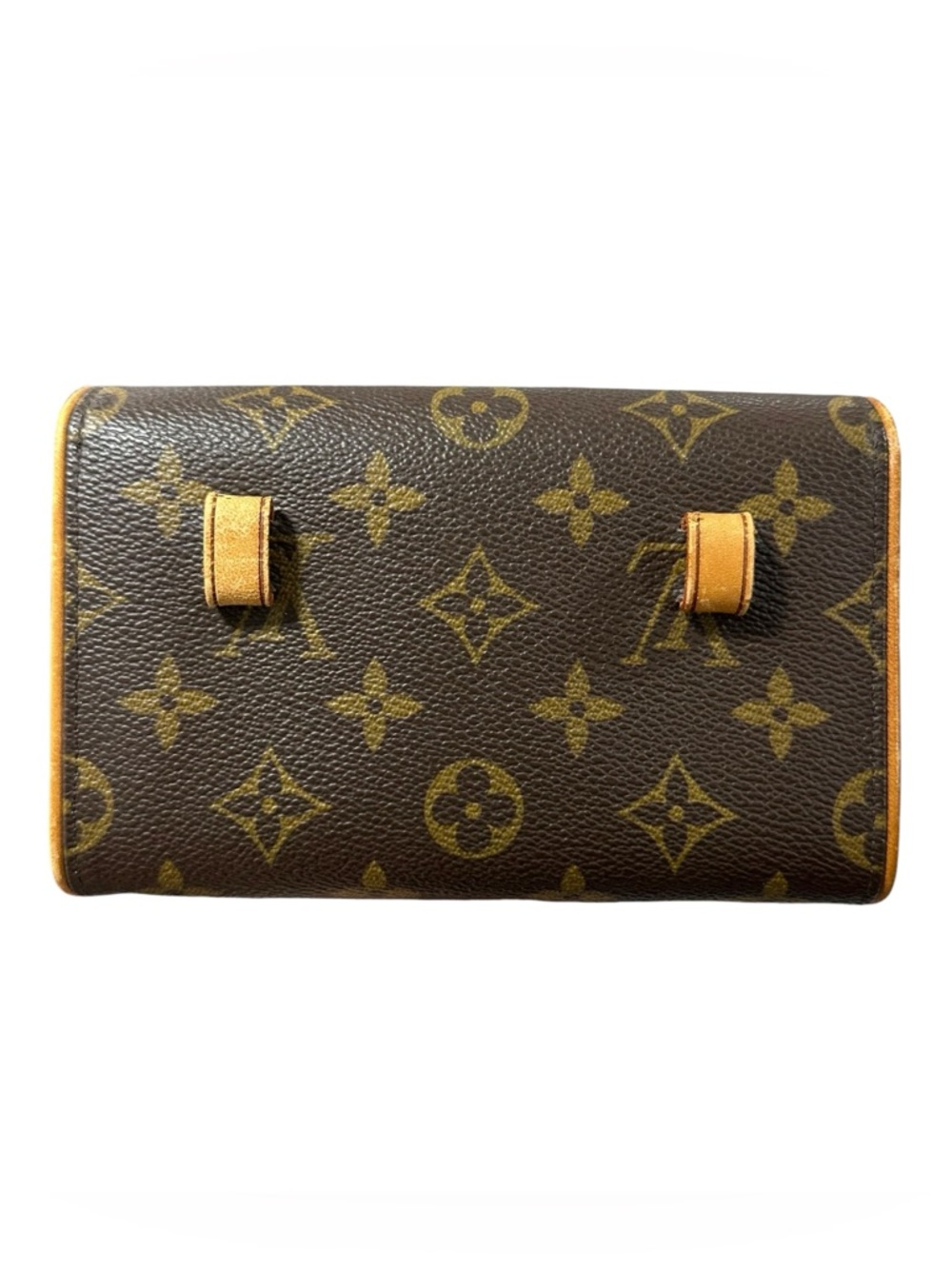 Louis Vuitton Monogram Florentine Leather & Vachetta Pochette Belt Bag XS - Picture 6 of 15